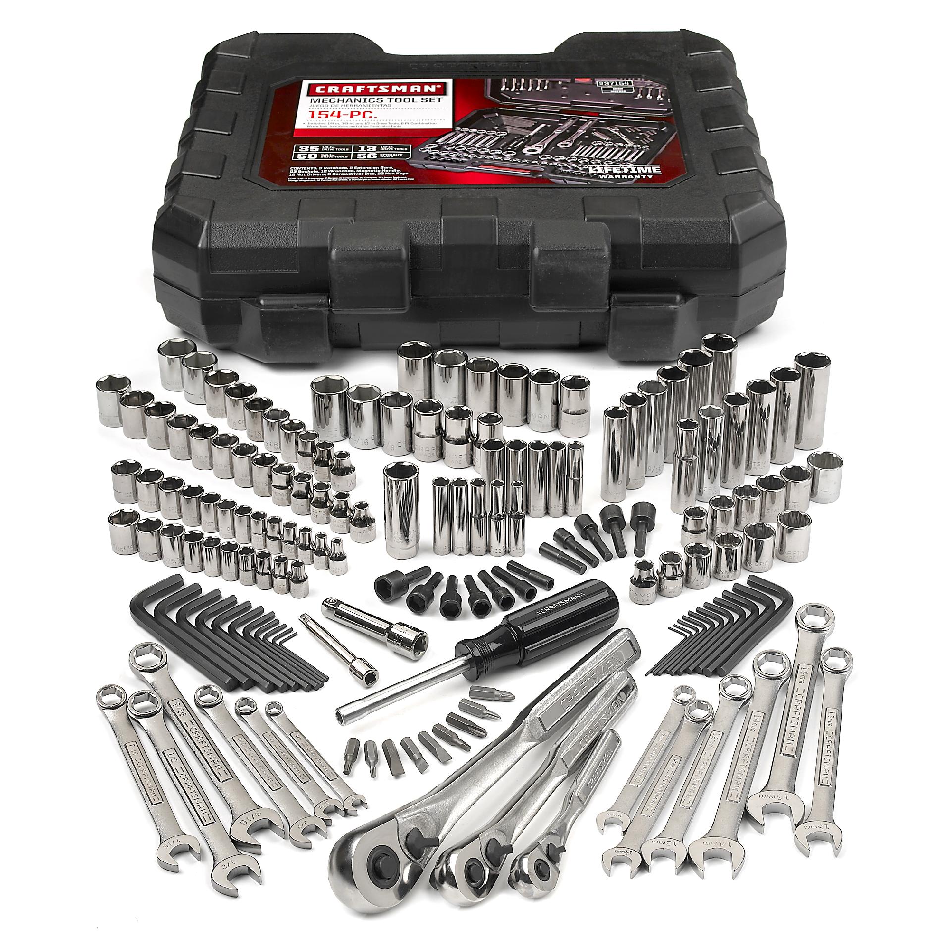 Craftsman 37154 154 pc. Mechanics Tool Set Sears Outlet