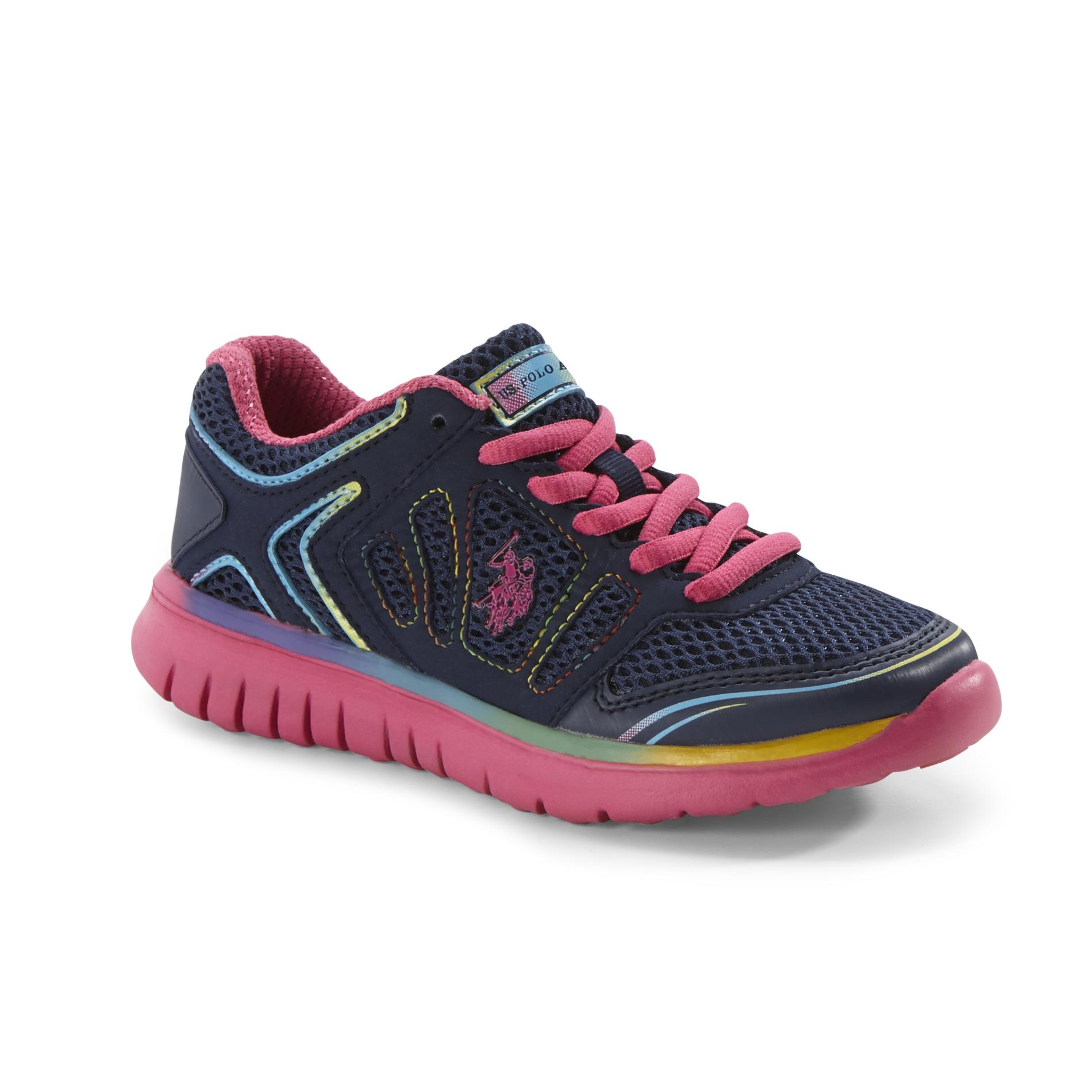 UPC 821576415216 U.S. Polo Assn. Girl's Flame Navy/Pink Athletic Shoe