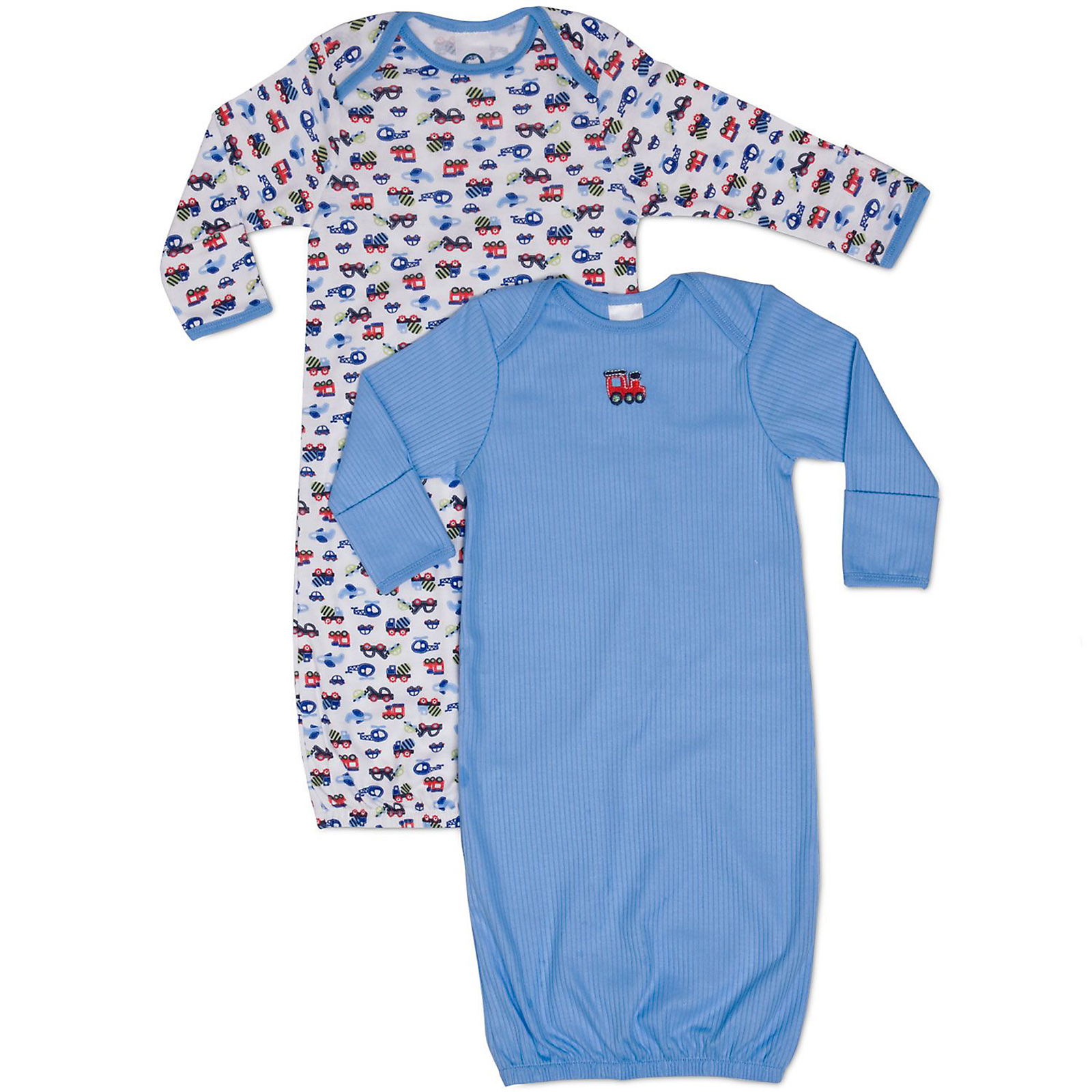 Gerber Infant Boy Gown Banded Bottom TwoPack