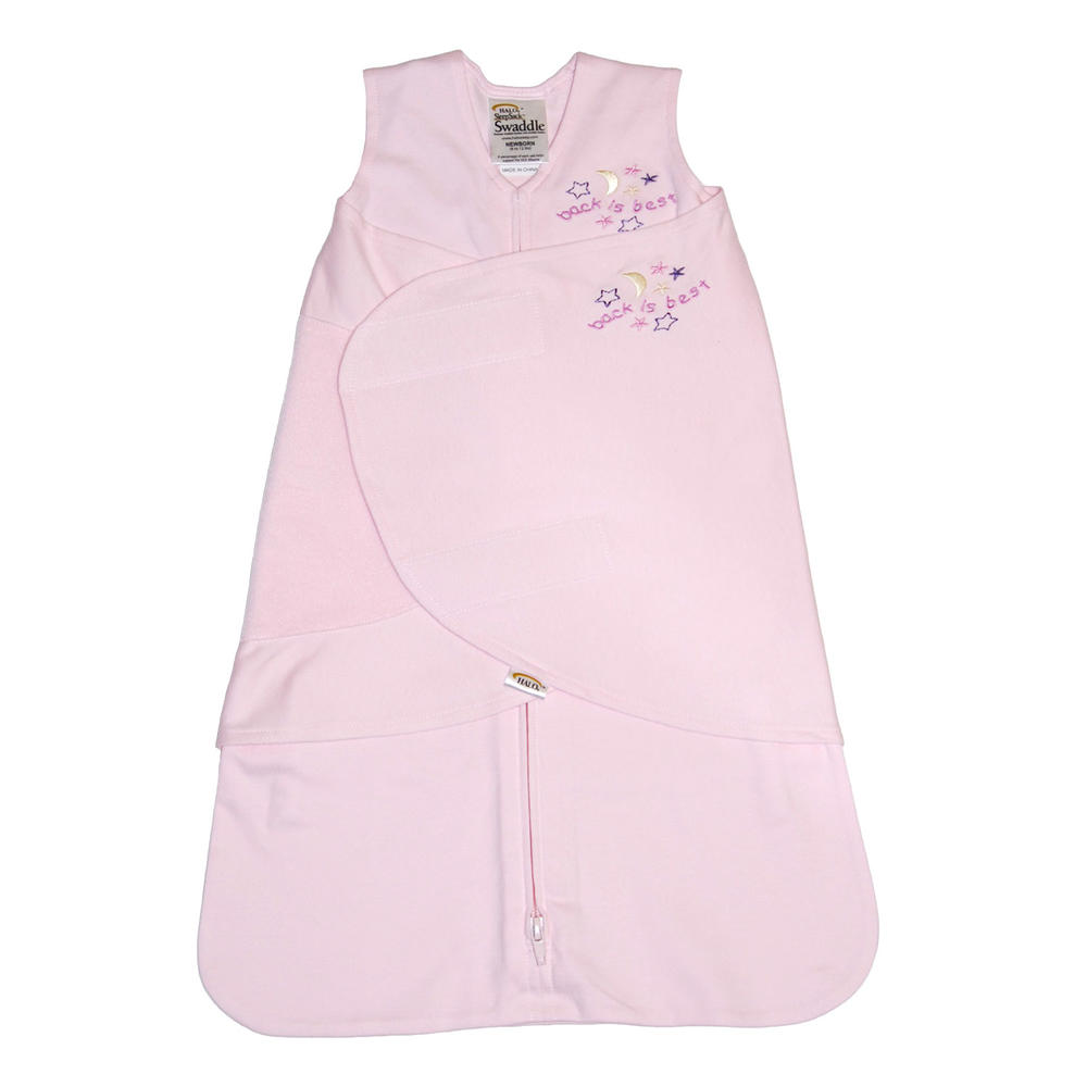 SleepSack Swaddle 100% Cotton, Small - Soft Pink
