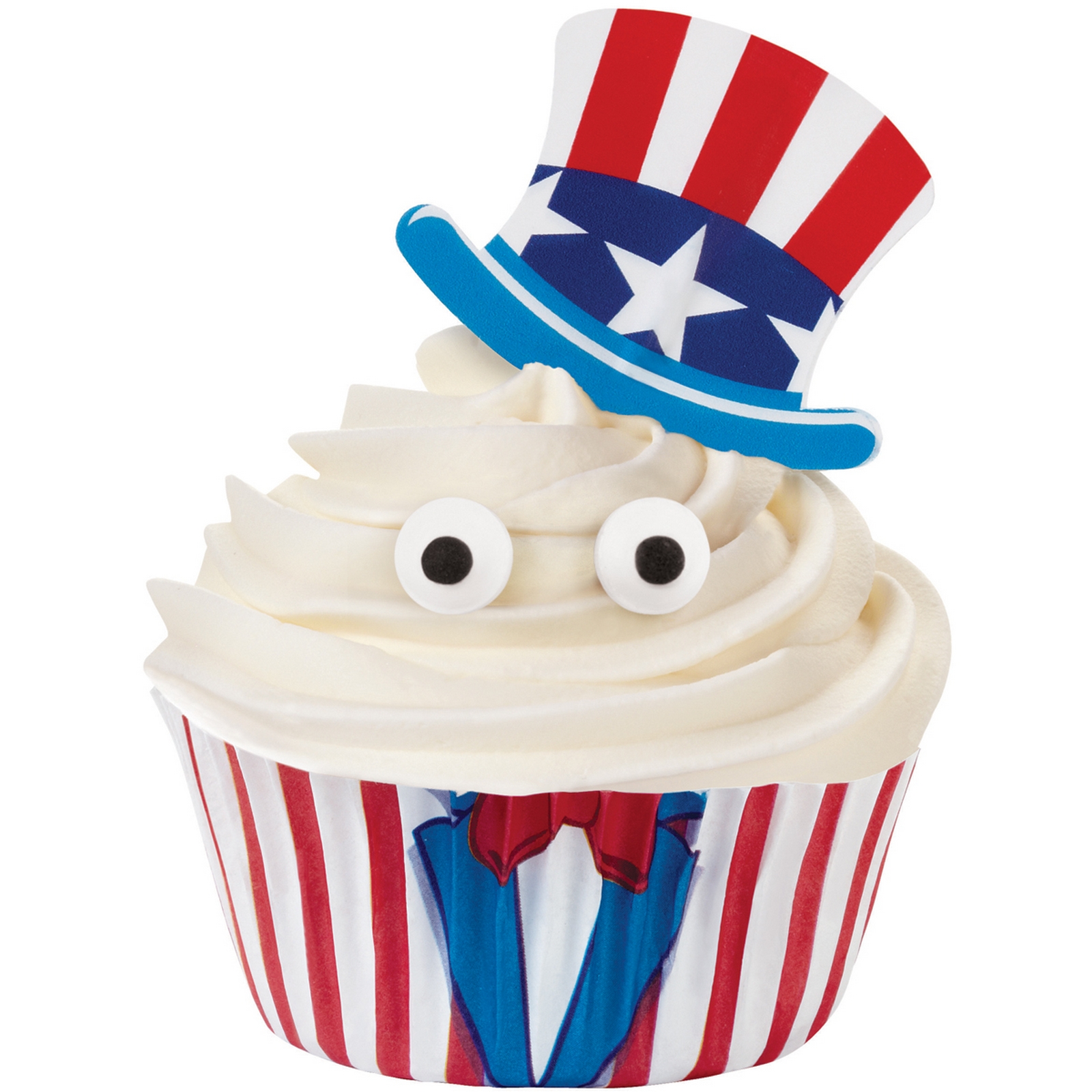 Wilton Cupcake Decorating Kit Makes 24-Uncle Sam - Home ...