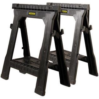 Stanley Stanley 060864R Folding Sawhorse - Tools - Garage Organization 