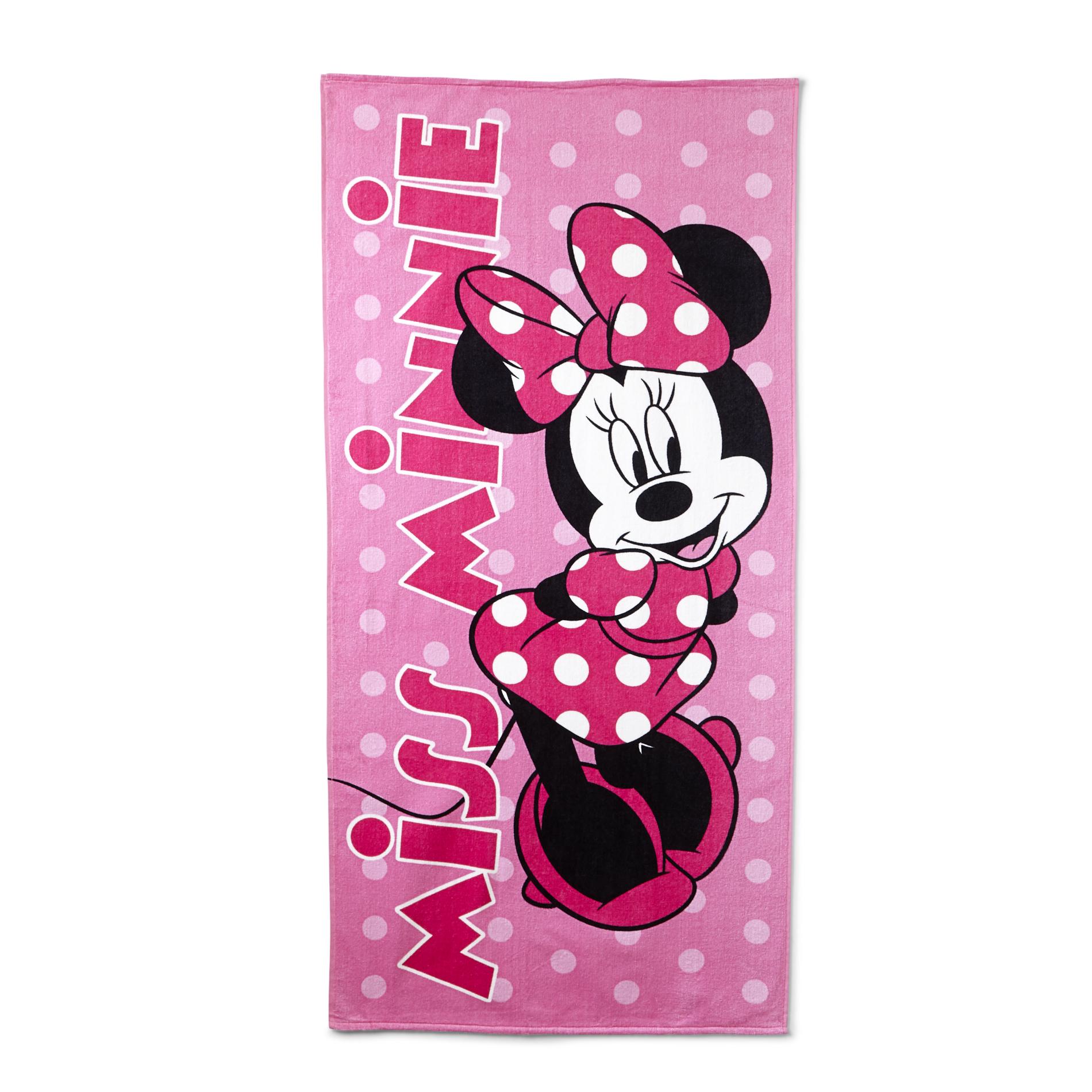 Designer Beach Towel - Minnie Mouse