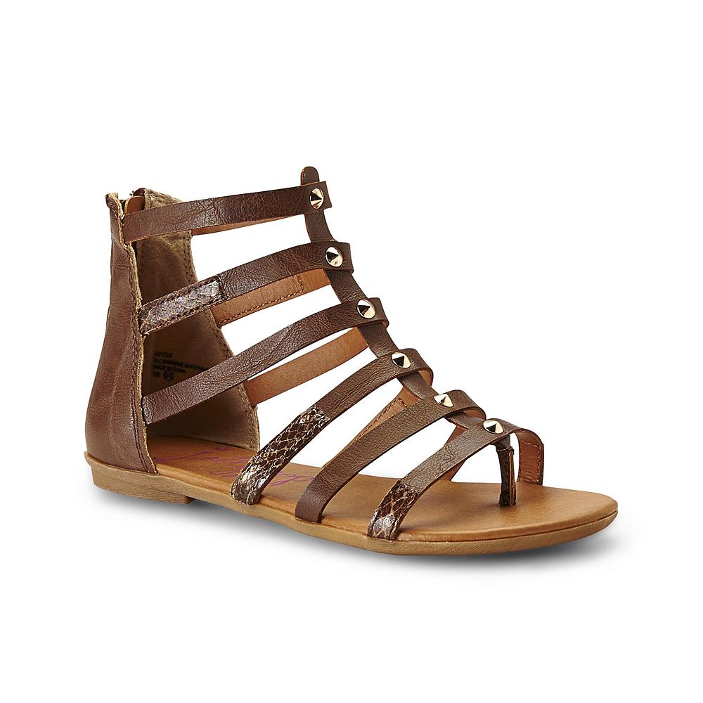 BE INTOUCH MANDY-2 Women's Gladiator Ankle High Flat Sandals