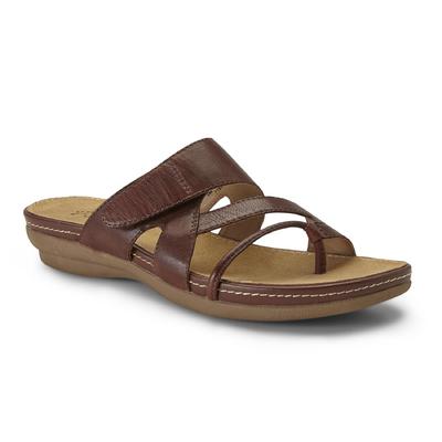 Wear Ever Women's Audra Brown Leather Sandal