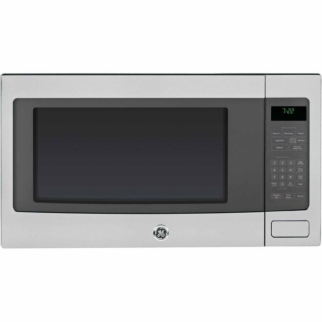 GE Appliances - PEB7226SFSS - 2.2 cu. ft. Countertop Microwave Oven ...