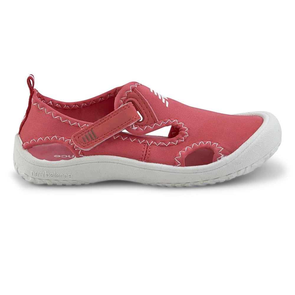 New Balance Toddler Girl's Cruiser Pink/White Sporty Sandals
