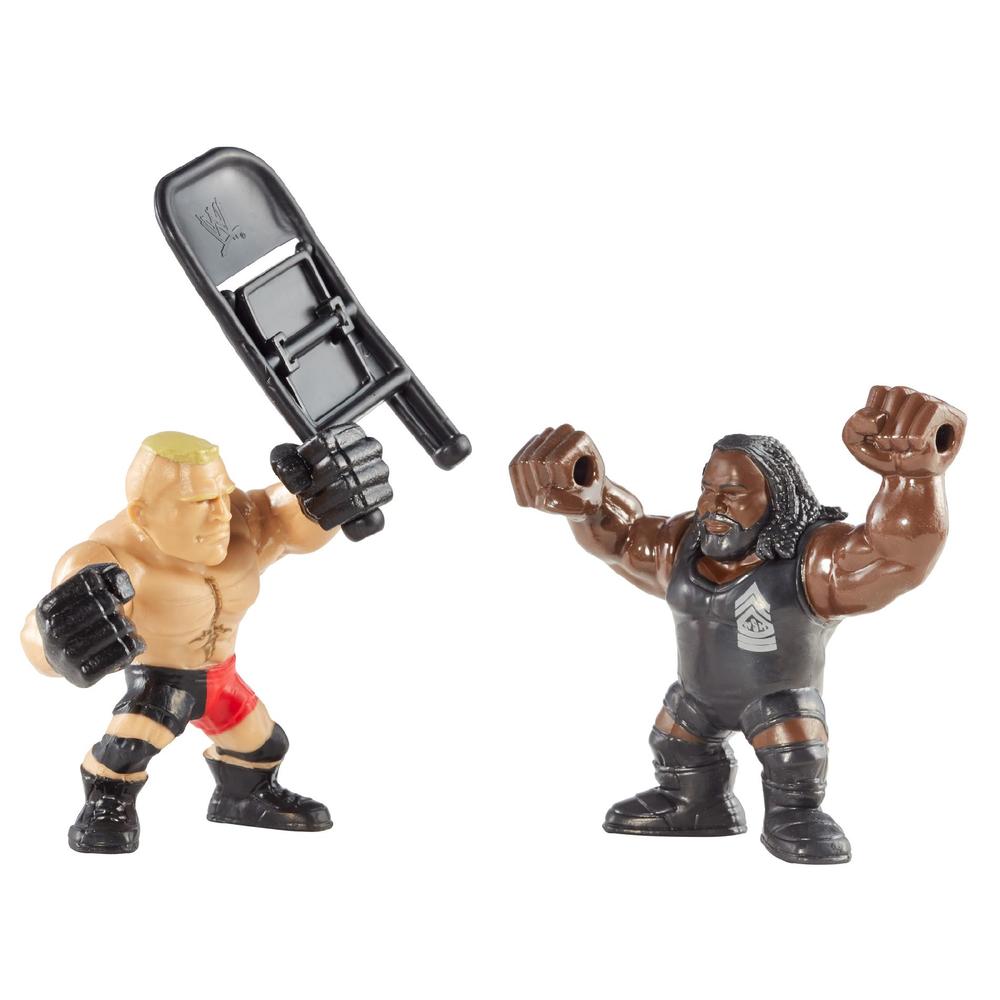 Slam City&#8482; Figure 2-Pack Lesnar and Harry with Chair