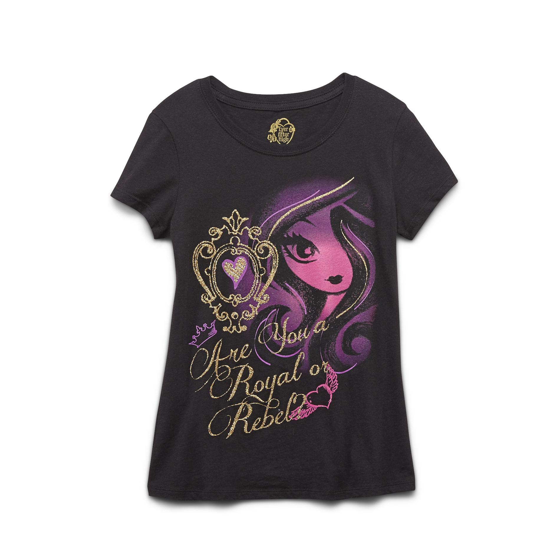 Mattel Girl's T-Shirt - Royal Or Rebel at Kmart.com