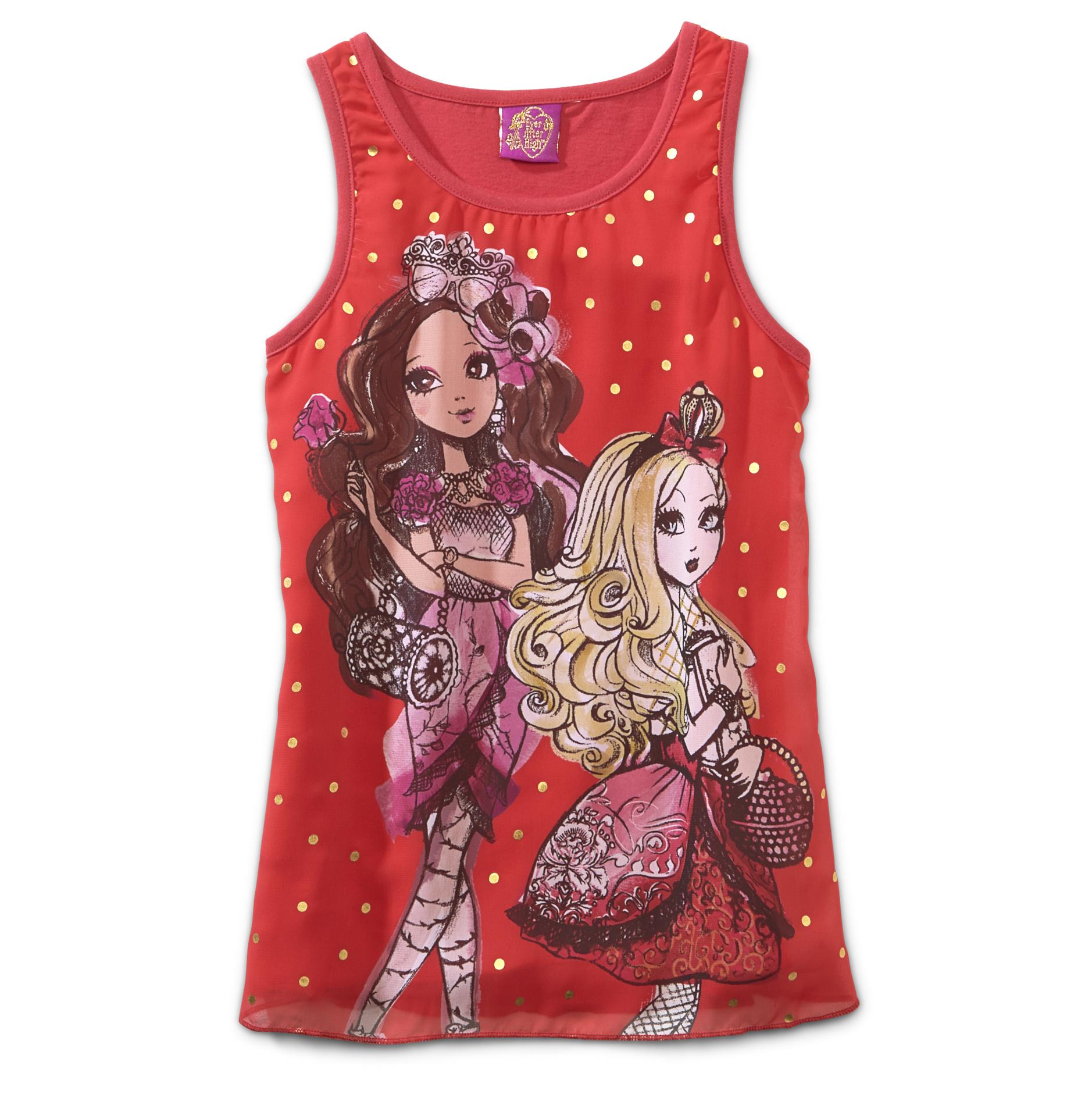 Mattel Girl's Chiffon Overlay Tank Top at Kmart.com