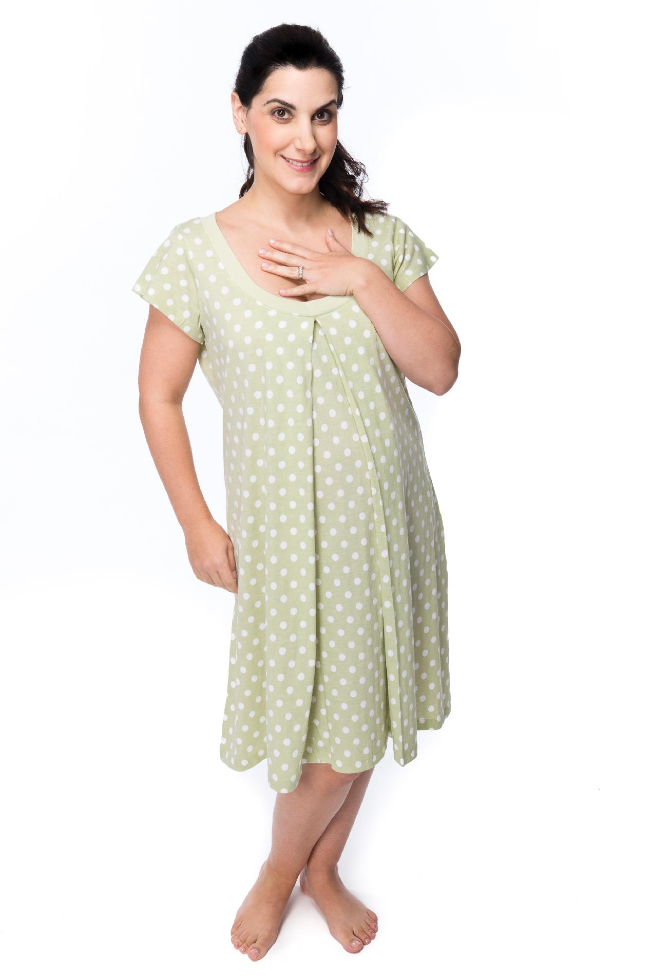 Charlotte Nursing Nightgown with Romper