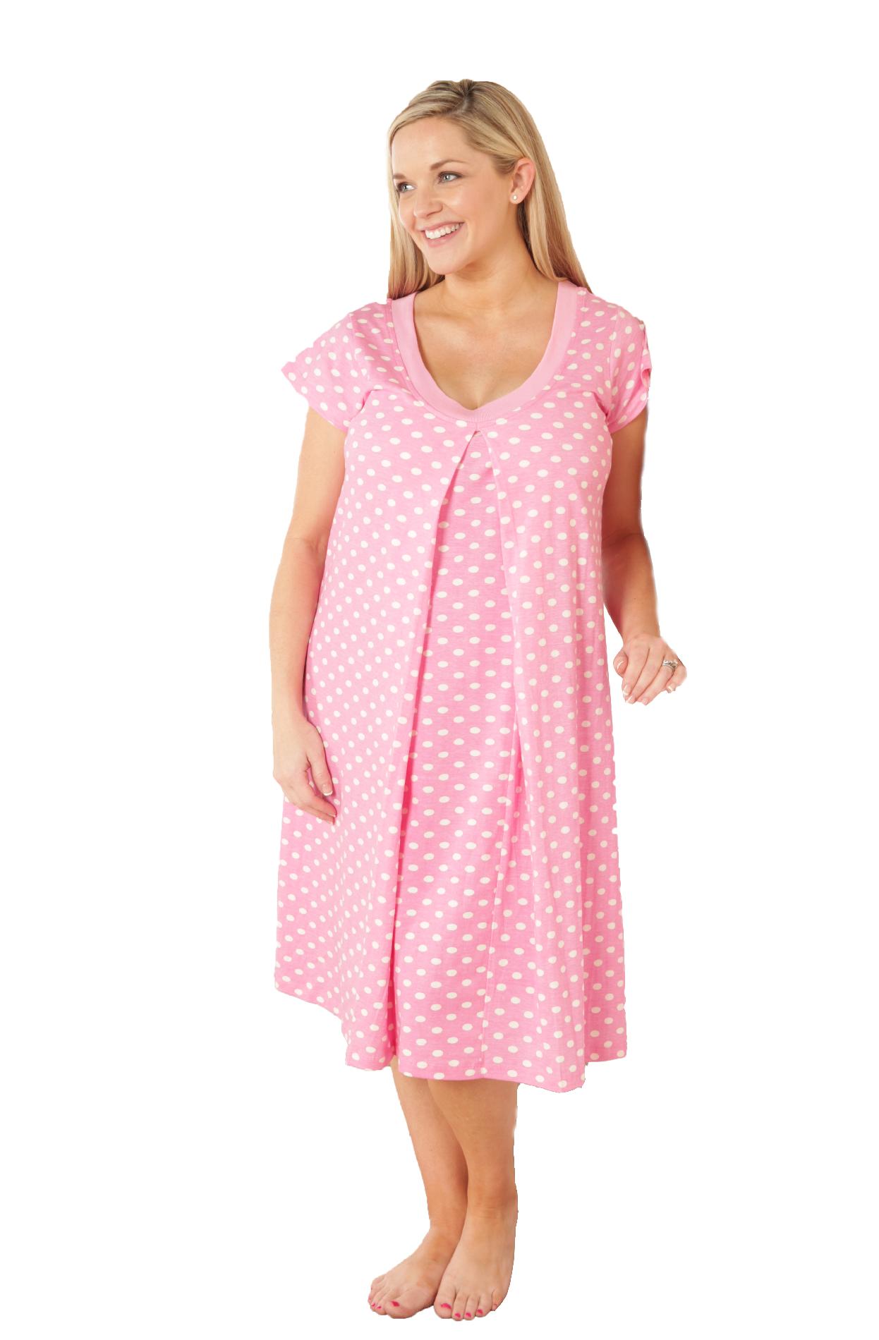 Molly Nursing Nightgown with Romper