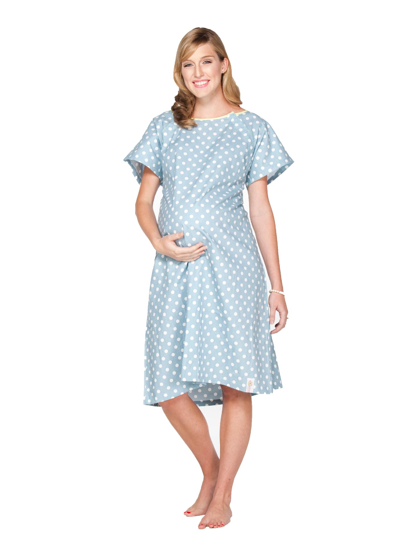 Nicole Gownie Hospital Gown with Pillowcase