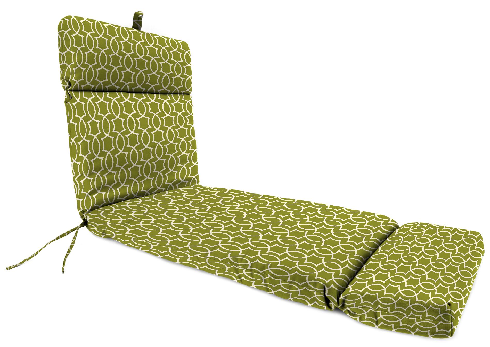 French Edge Chaise Cushion in Titan Kiwi
