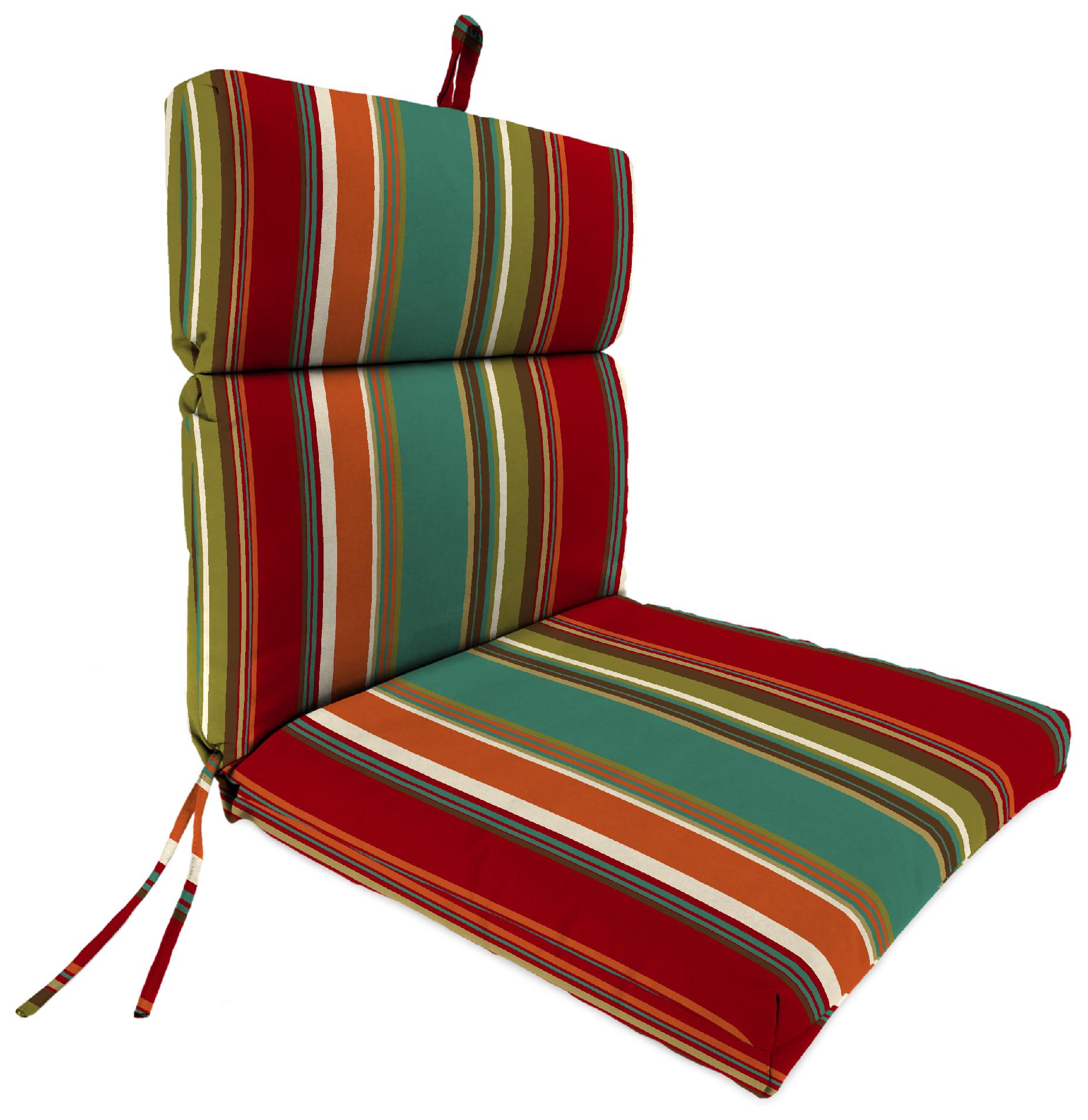 French Edge Chair Cushion in Westport Teal