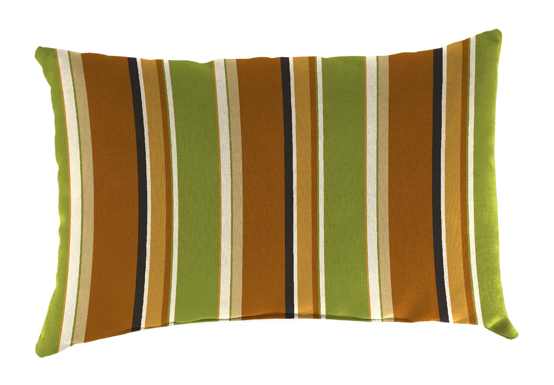 18" x 12" Toss Pillow  in Martindale Stripe Maple