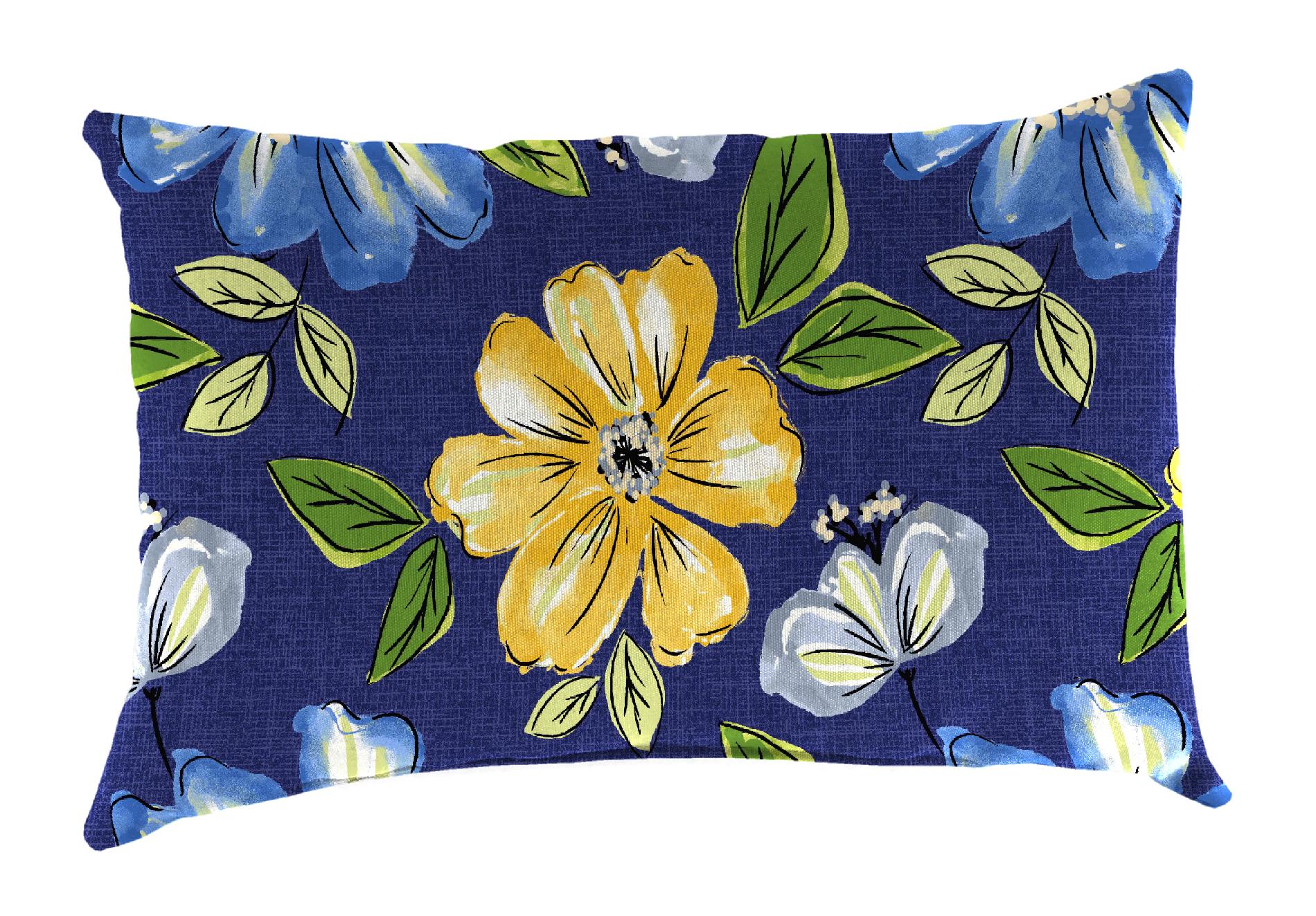 18" x 12" Toss Pillow  in Janice Royal