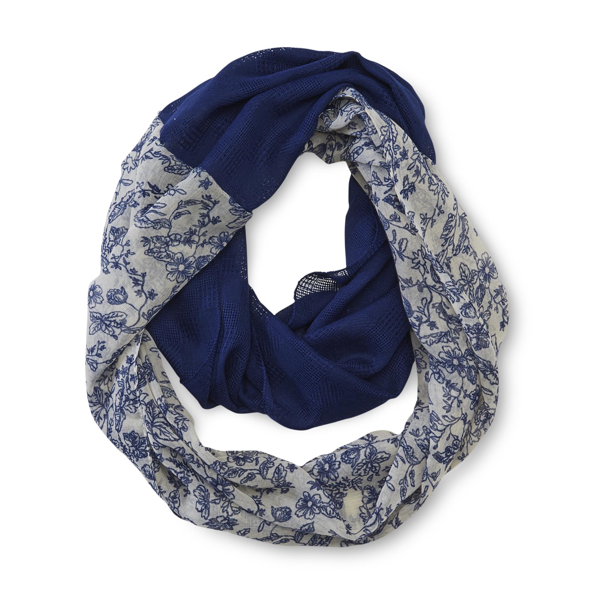 Junior's Infinity Scarf - Floral