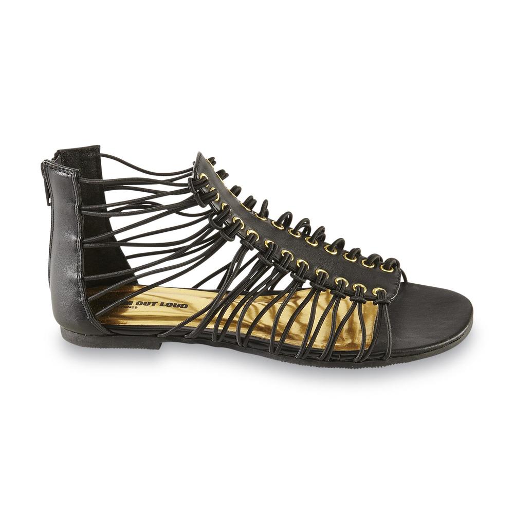 Women's Daydream Black Corded Gladiator Sandal