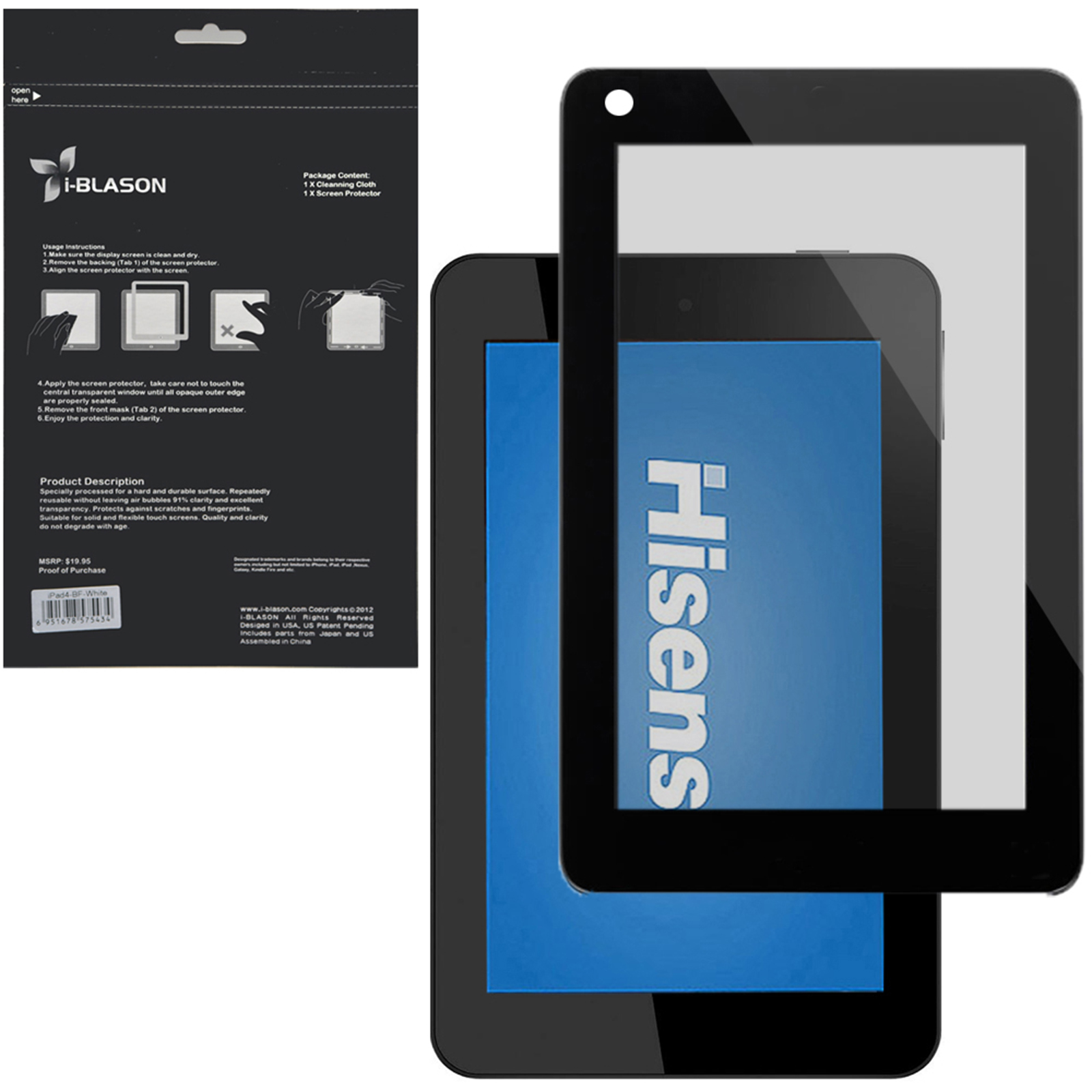 HD Reusable Matte Bubble Free Screen Protector for Hisense Sero 7 LT