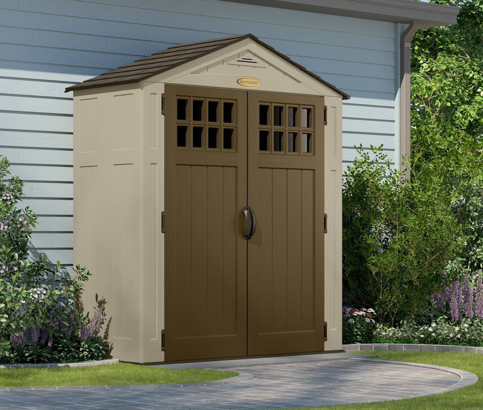 Suncast 6 ft. x 2 ft. 10 in. Storage Shed - Lawn &amp; Garden - Sheds 