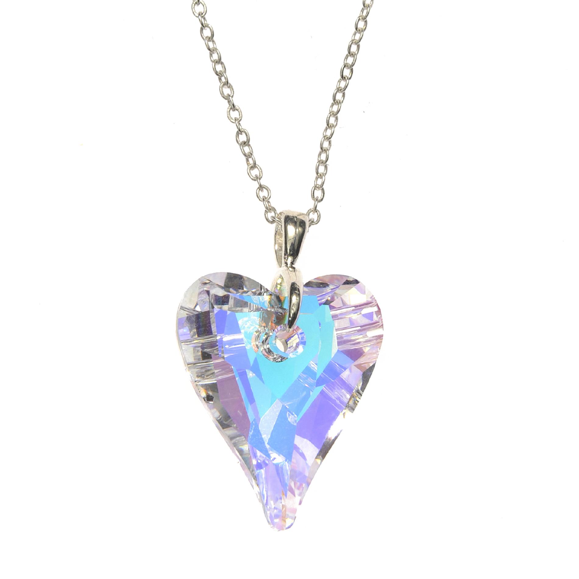 Wild Heart Swarovski Crystal AB Pendant - Jewelry - Pendants & Necklaces