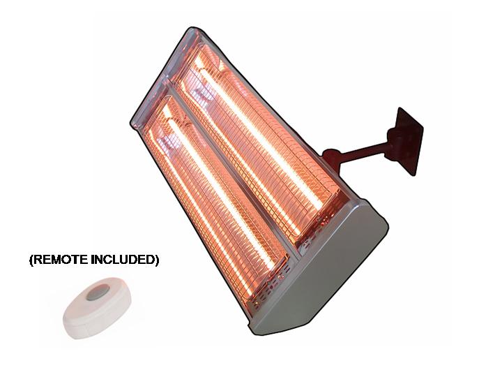 Indoor/Outdoor Dual Bulb Electric Patio Heater