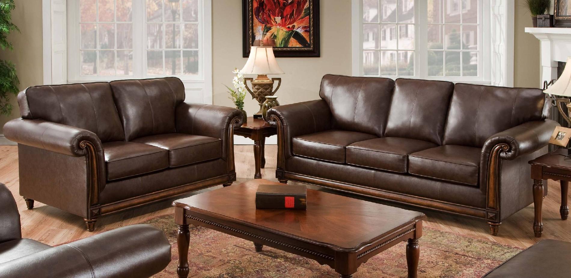 Simmons Upholstery - 8001PK - San Diego Loveseat Coffee | Sears Outlet