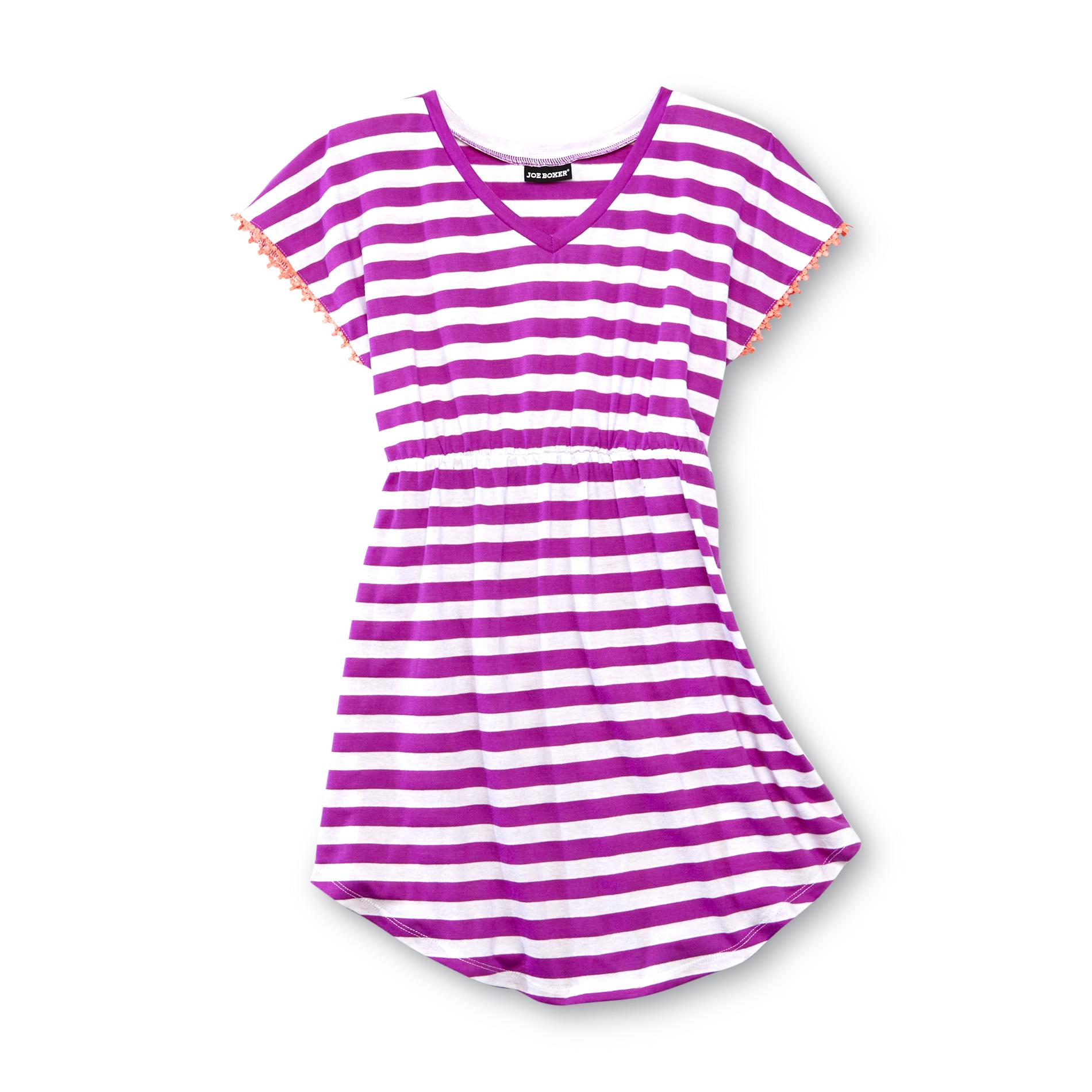 Joe Boxer Girl's Casual Dress Striped at