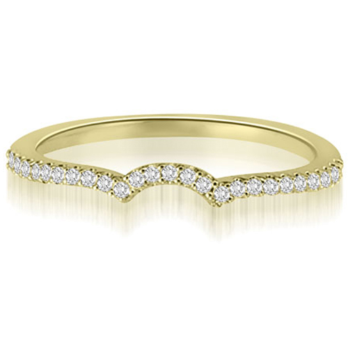 0.15 cttw Women's 14k Yellow Gold Diamond Wedding Ring