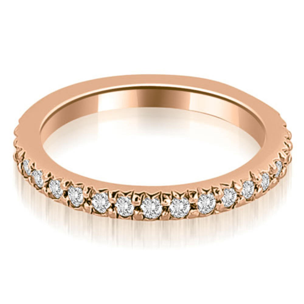 14K Rose Gold 0.40 cttw  Round Diamond Eternity Ring (I1, H-I)