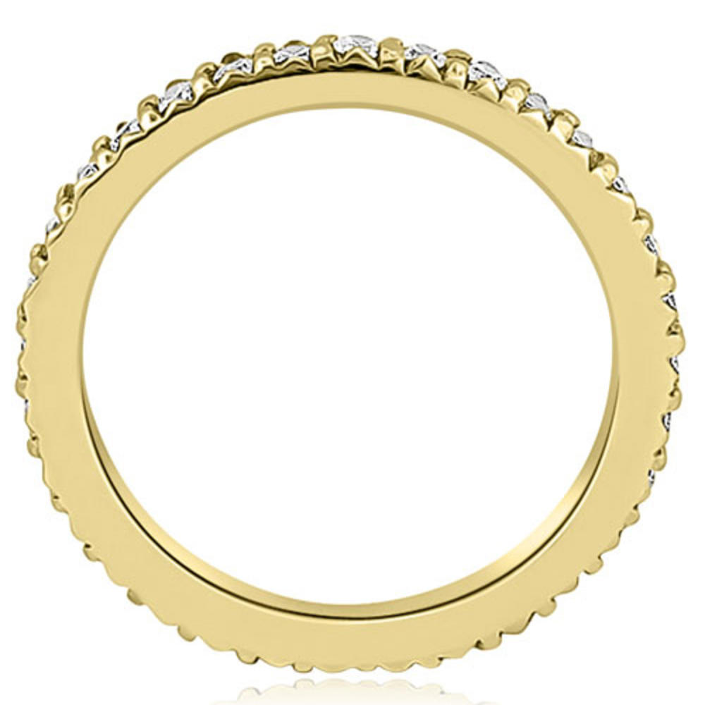 14K Yellow Gold 0.40 cttw  Round Diamond Eternity Ring (I1, H-I)