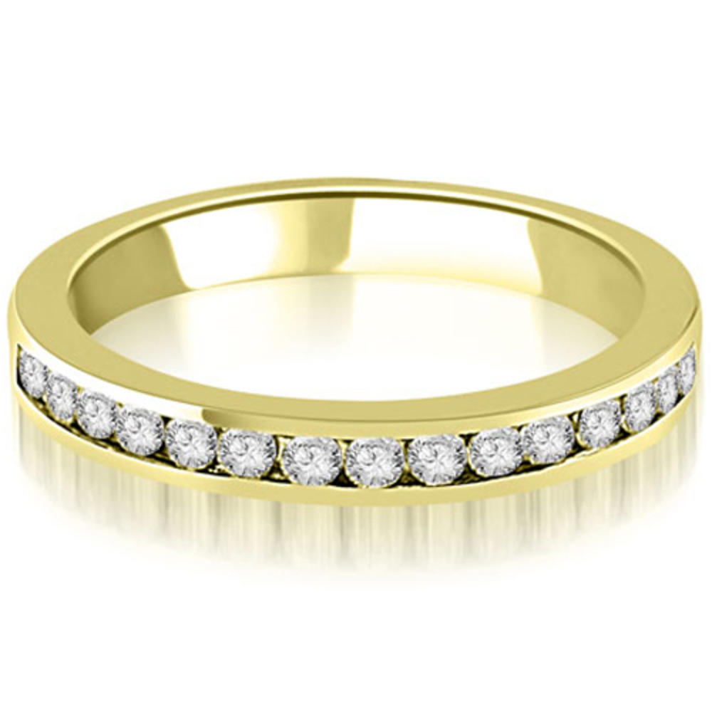 0.50 cttw Round Cut 14k Yellow Gold Diamond Wedding Ring