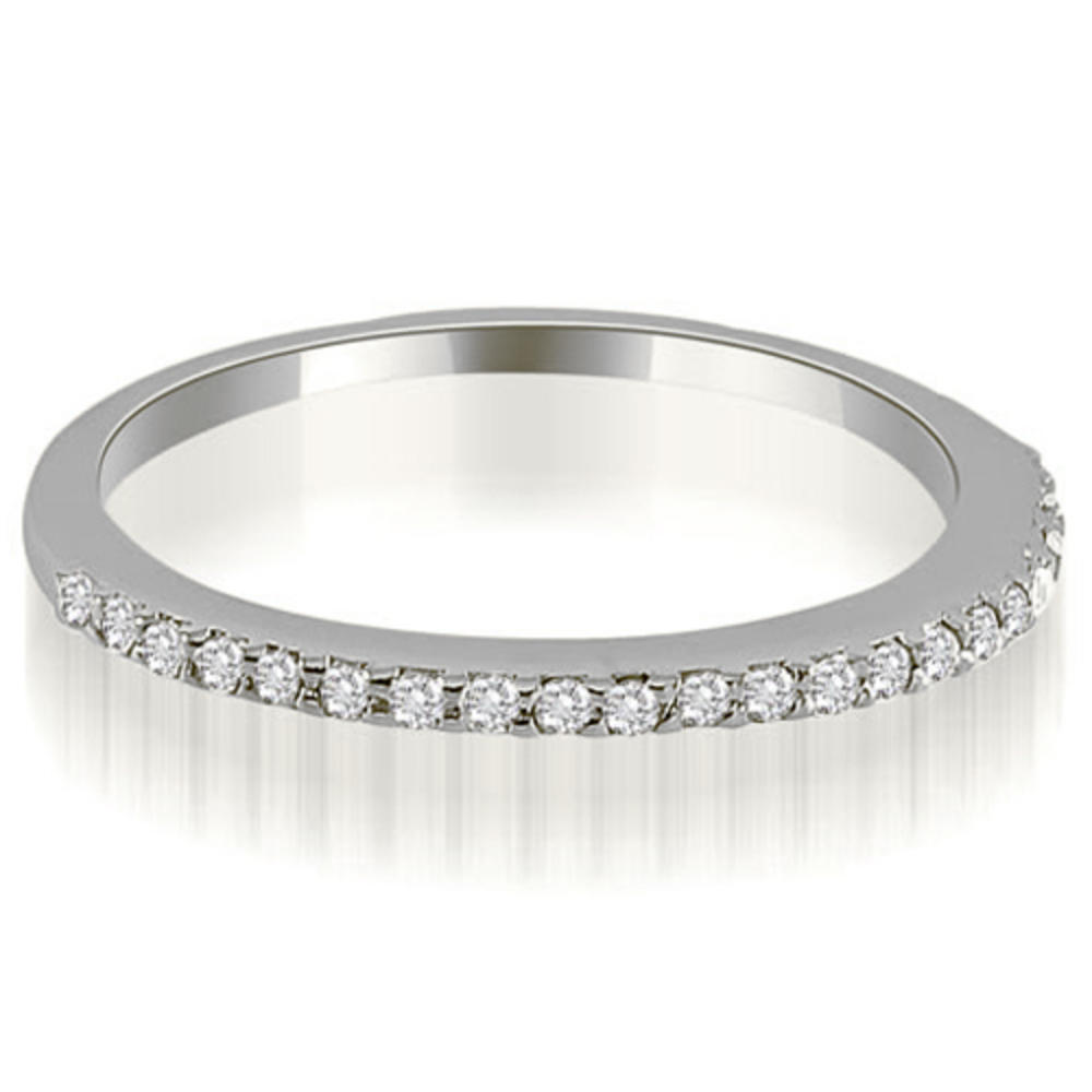 0.17 cttw Women's 14k White Gold Diamond Wedding Ring