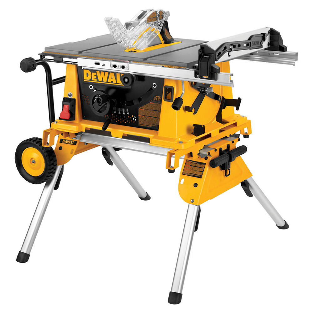 DeWalt DW744XRS 10-inch Job Site Table Saw with Rolling Stand
