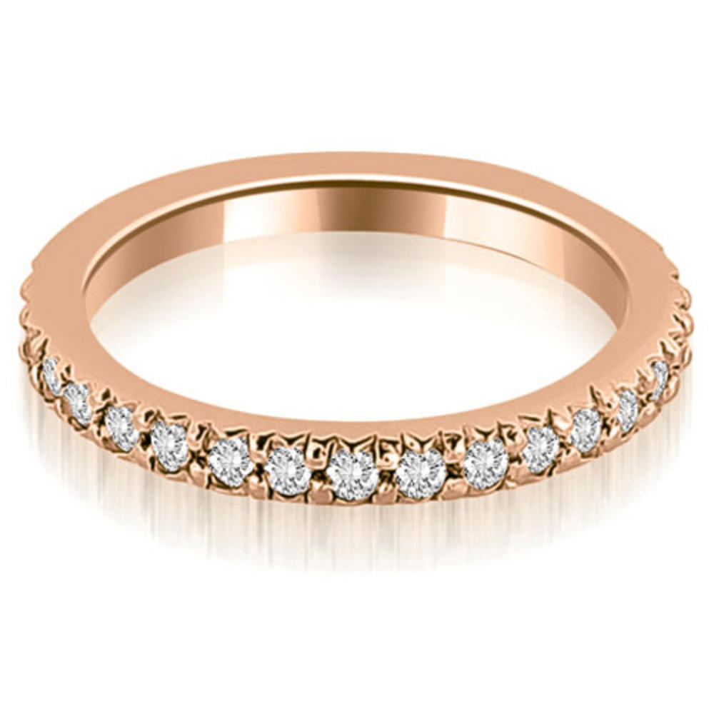 0.65 Cttw Round-Cut 14K Rose Gold Diamond Eternity Ring