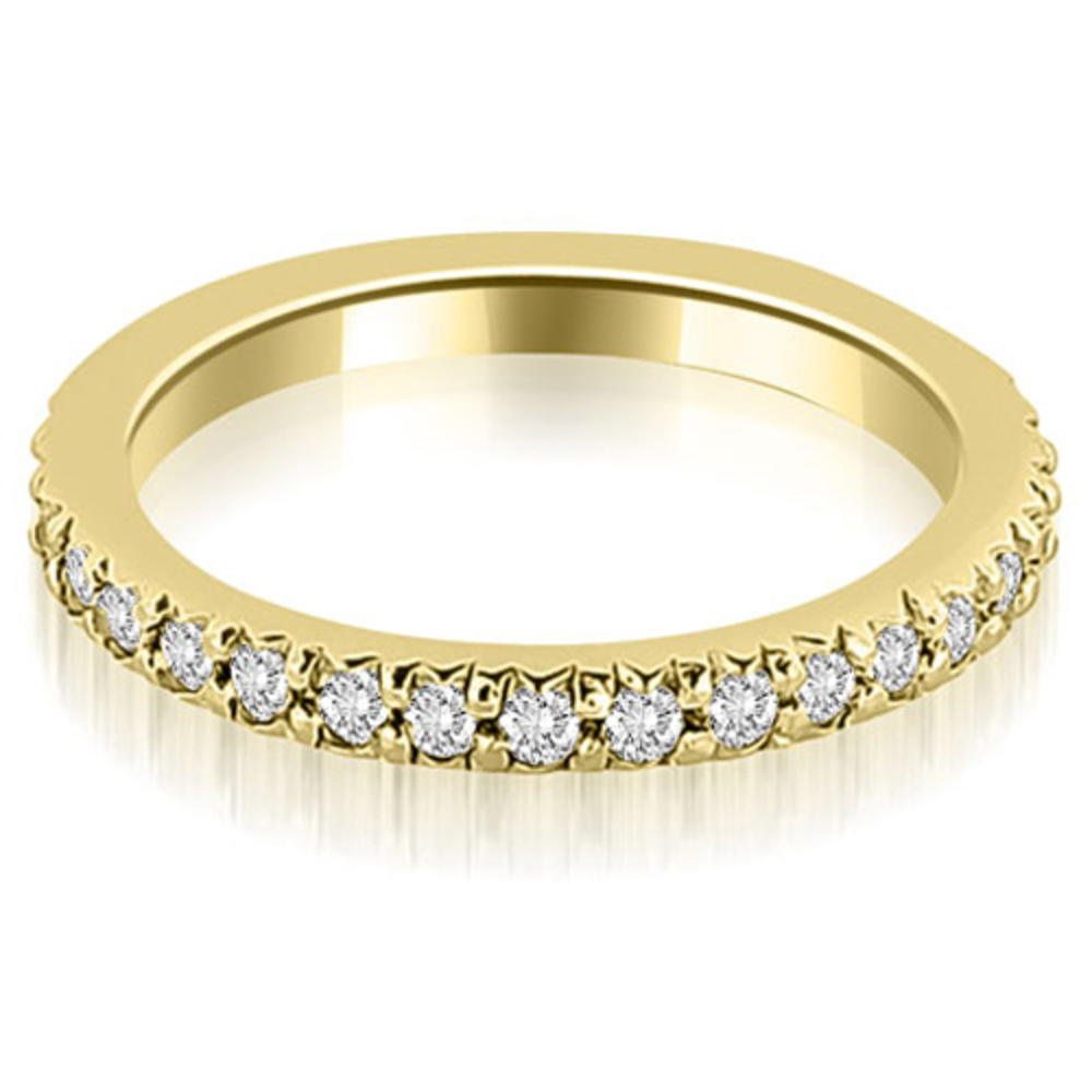 14K Yellow Gold 0.65 cttw Round Diamond Eternity Ring (I1, H-I)