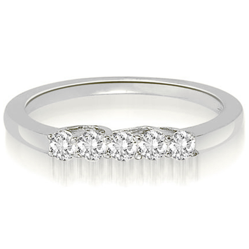 0.25 Cttw Women's18k White Gold Diamond Wedding Ring