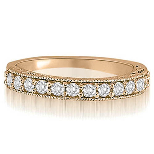 0.40 cttw Women's 14k Rose Gold Diamond Wedding Ring