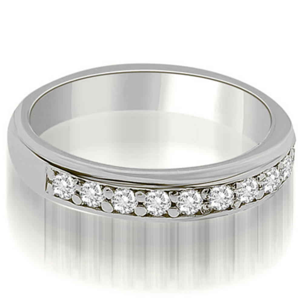 0.35 Cttw Women's 14k White Gold Diamond Wedding Ring