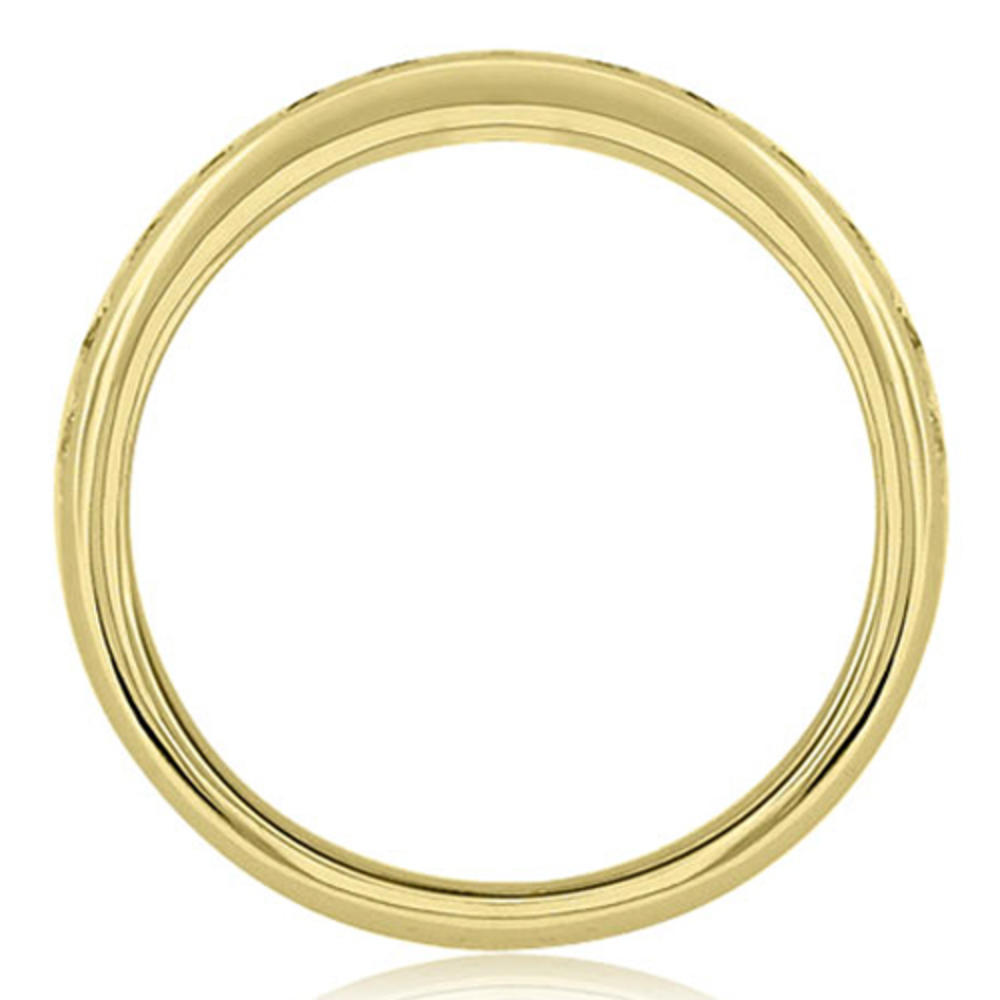 0.35 Cttw Round Cut 14K Yellow Gold Diamond Wedding Ring