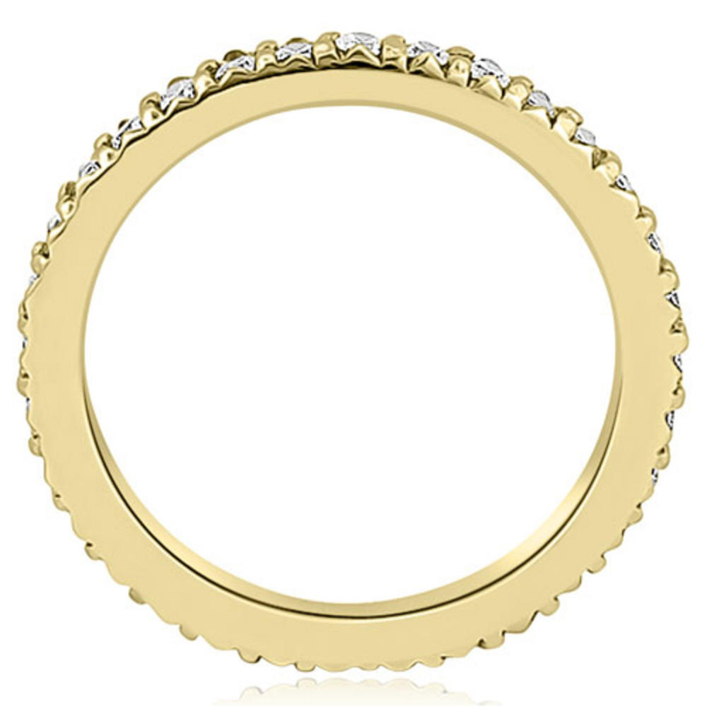 0.65 Cttw Women's 18k Yellow Gold Diamond Wedding Ring