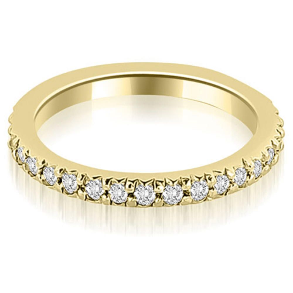 0.65 Cttw Women's 18k Yellow Gold Diamond Wedding Ring