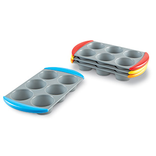 Learning Resources Sorting Muffin Pans, Set of 4