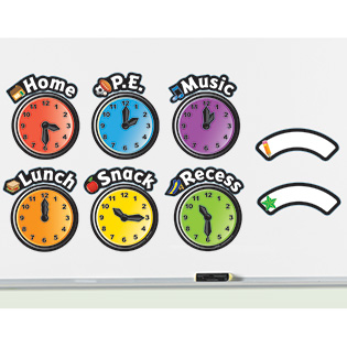 Learning Resources Magnetic Daily Schedule Clocks