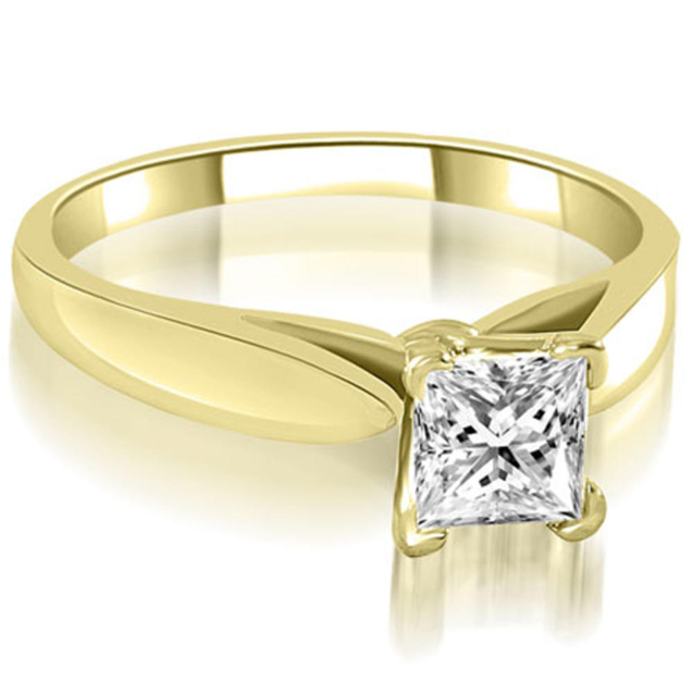 0.45 Cttw Princess Cut 14k Yellow Gold Engagement Ring