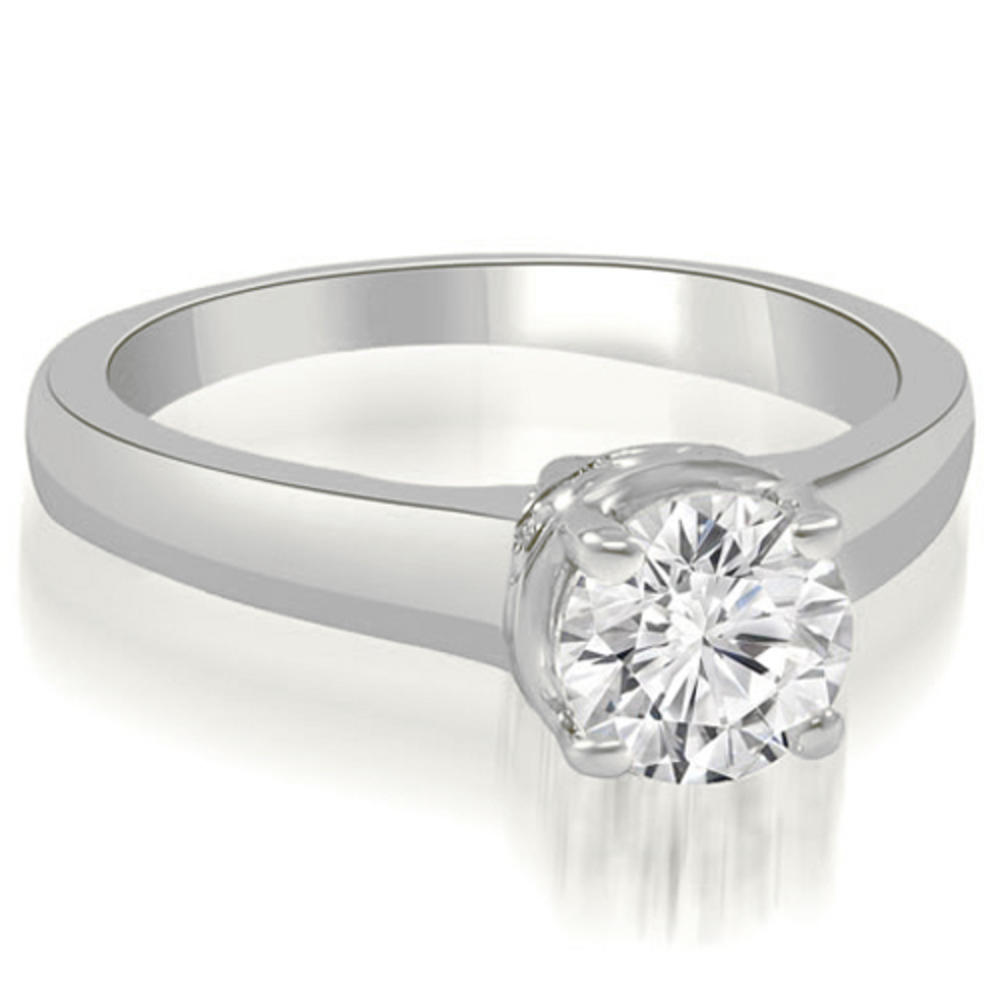 0.35 Cttw Round-Cut Diamond 14k White Gold Engagement Ring