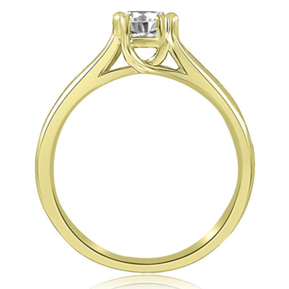 0.45 cttw Round-Cut 14k Yellow Gold Diamond Engagement Ring
