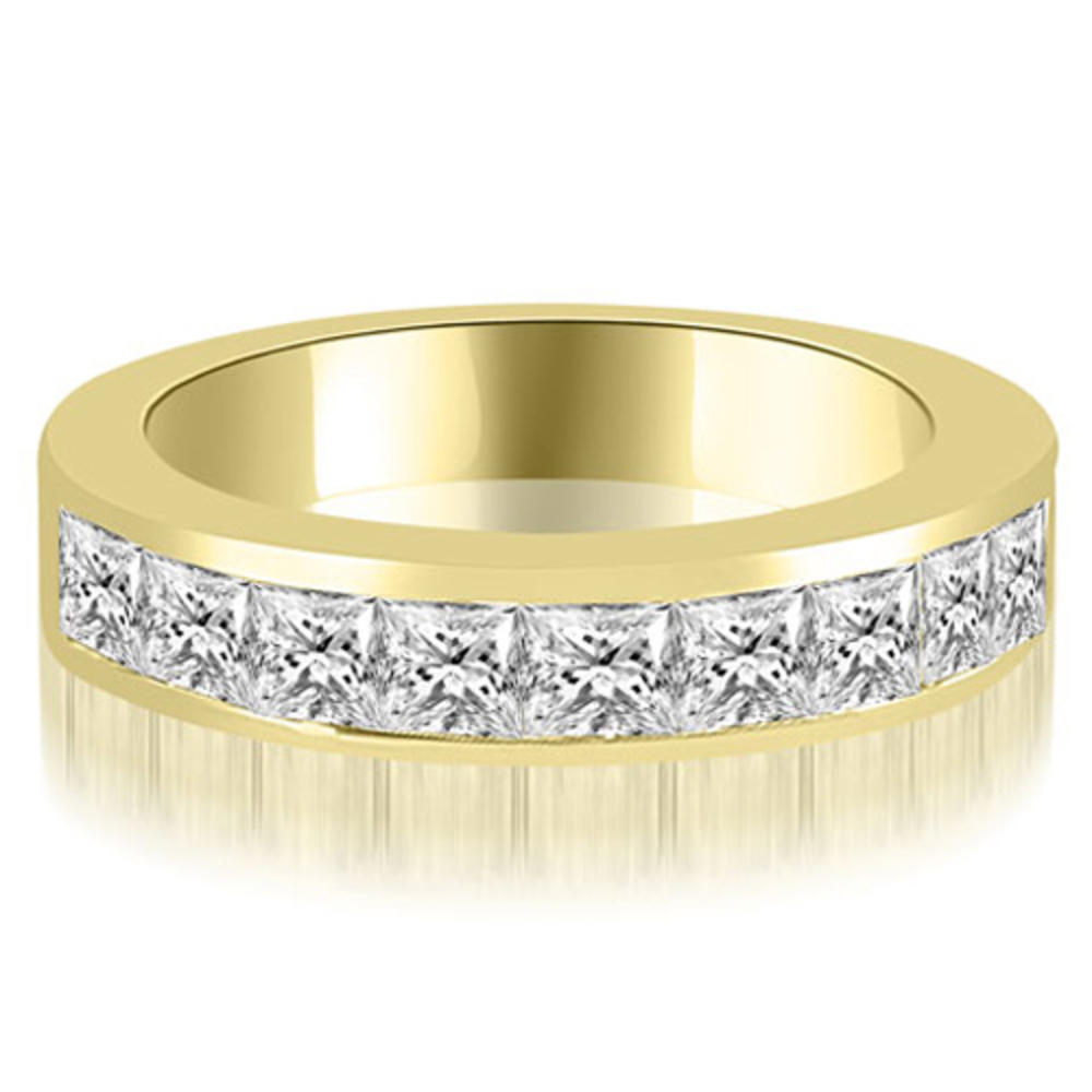 14K Yellow Gold 0.90 cttw  Princess Diamond 9-Stone Channel Wedding Band (I1, H-I)