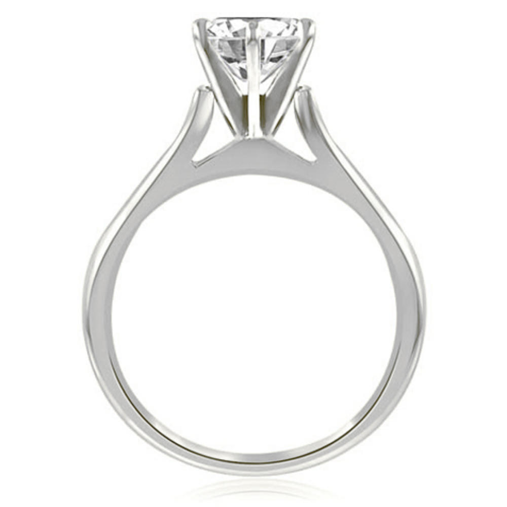 0.45 Cttw Round-Cut 14K White Gold Diamond Engagement Ring
